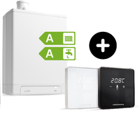 Intergas HRE 28/24 CW4 (80/80) + Intergas Comfort Touch Zwart | CVketel.nl